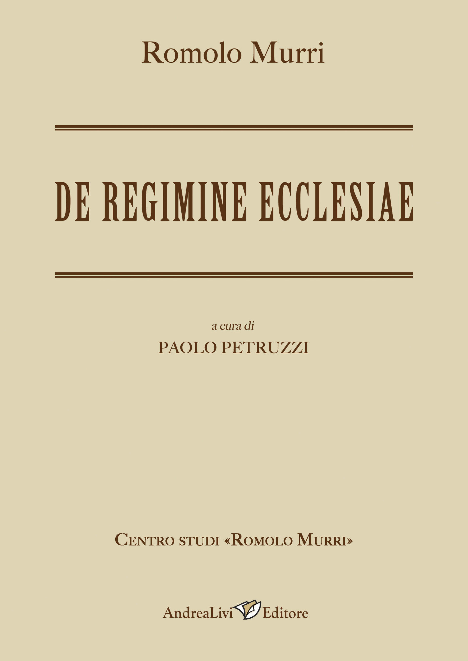 De Regimine Ecclesiae