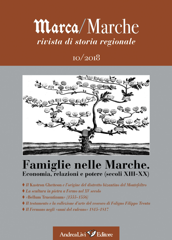 Famiglie nelle Marche. Economia, relazioni e potere (secoli XIII-XX)